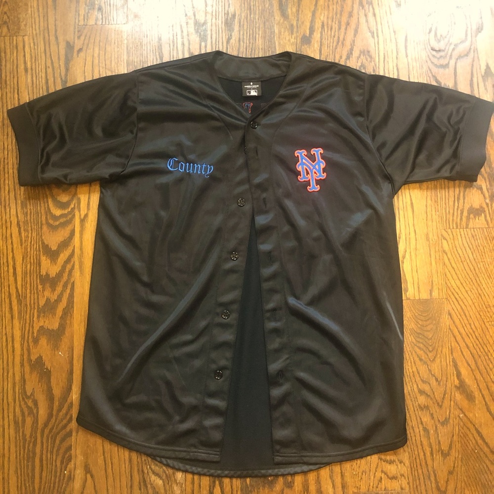 Marcelo Burlon x NY mets loose fit shirt